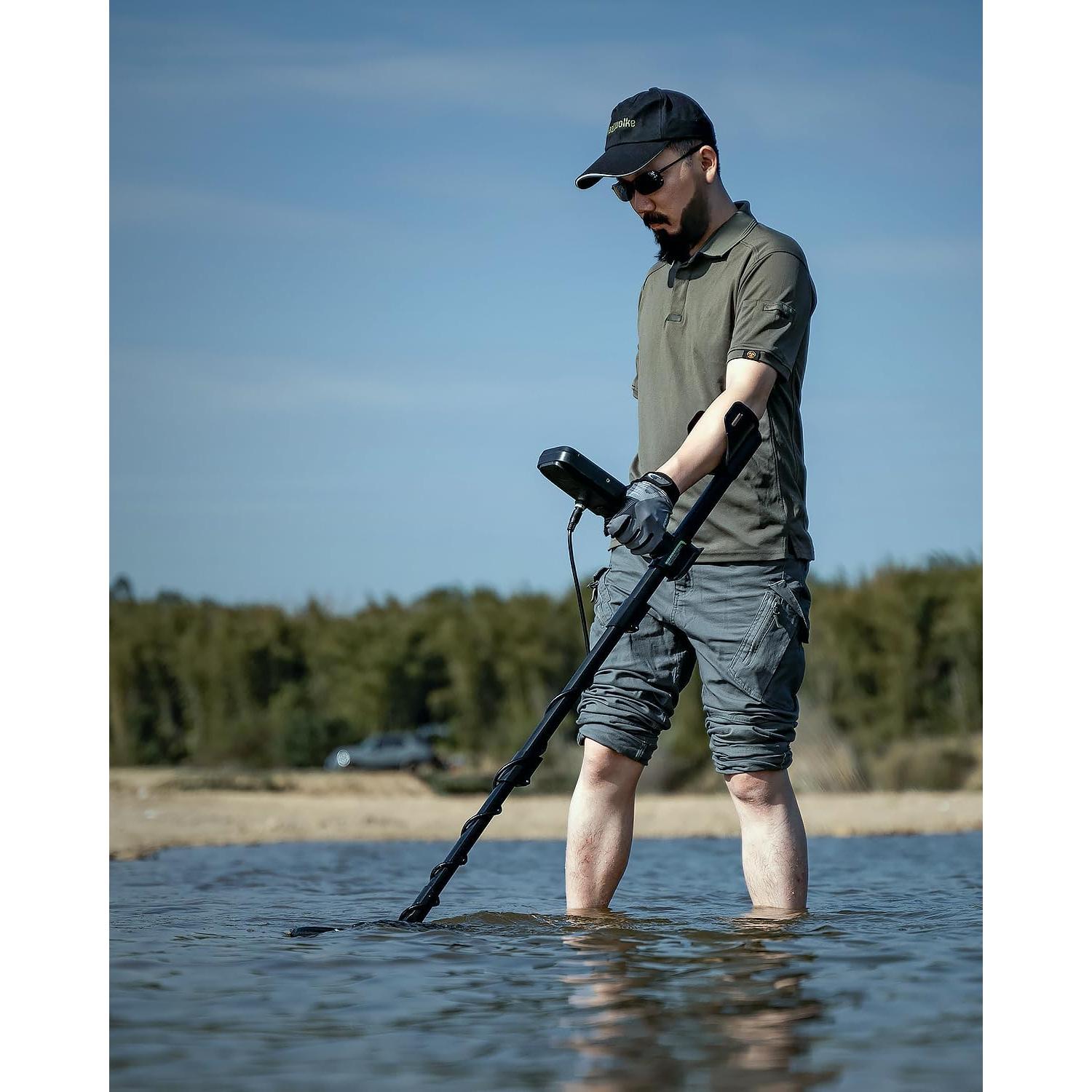 Detector de Metales Hazlewolke DD60 Impermeable 1.5m Profundidad