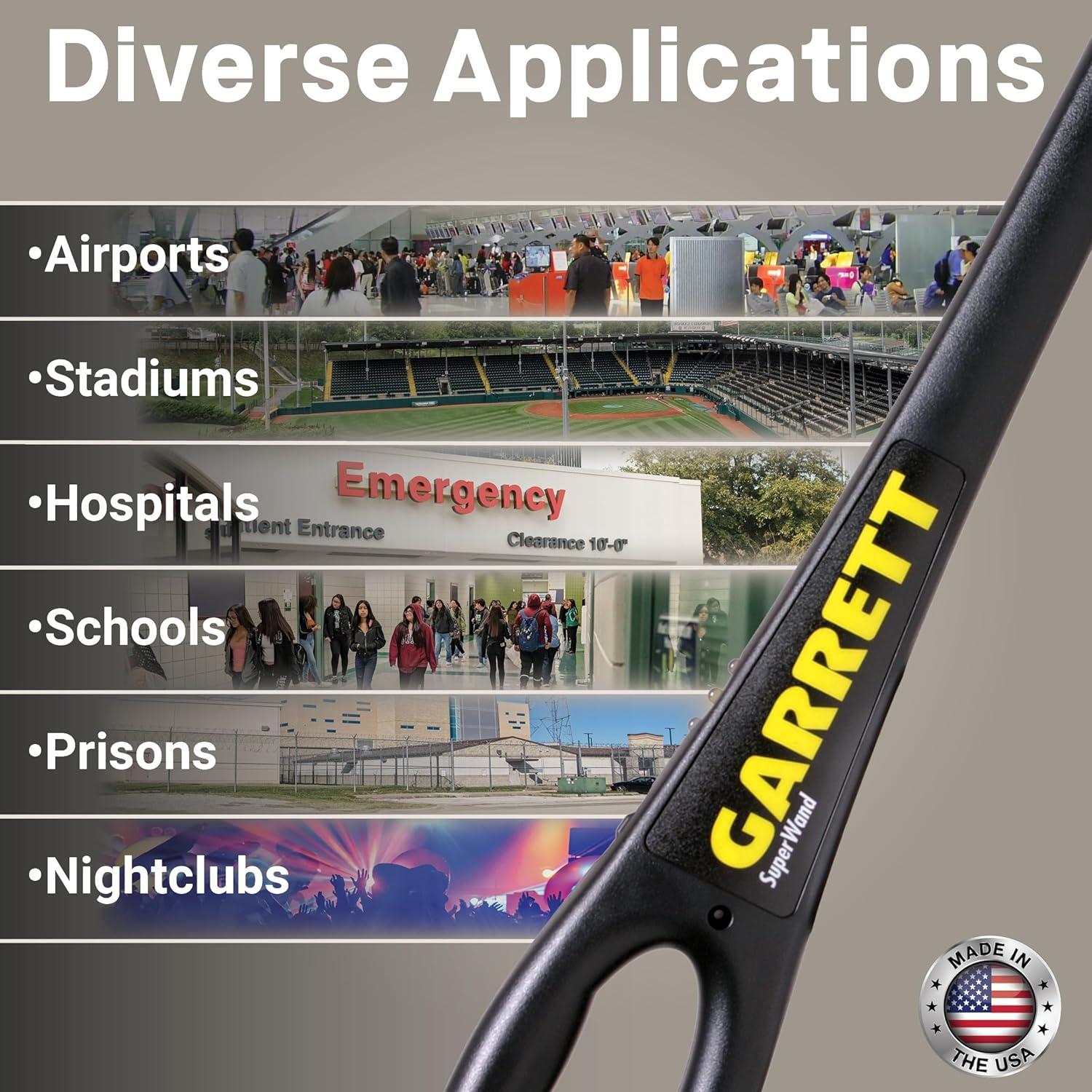 Detector de Metales Garrett SuperWand Profesional 48.26 cm