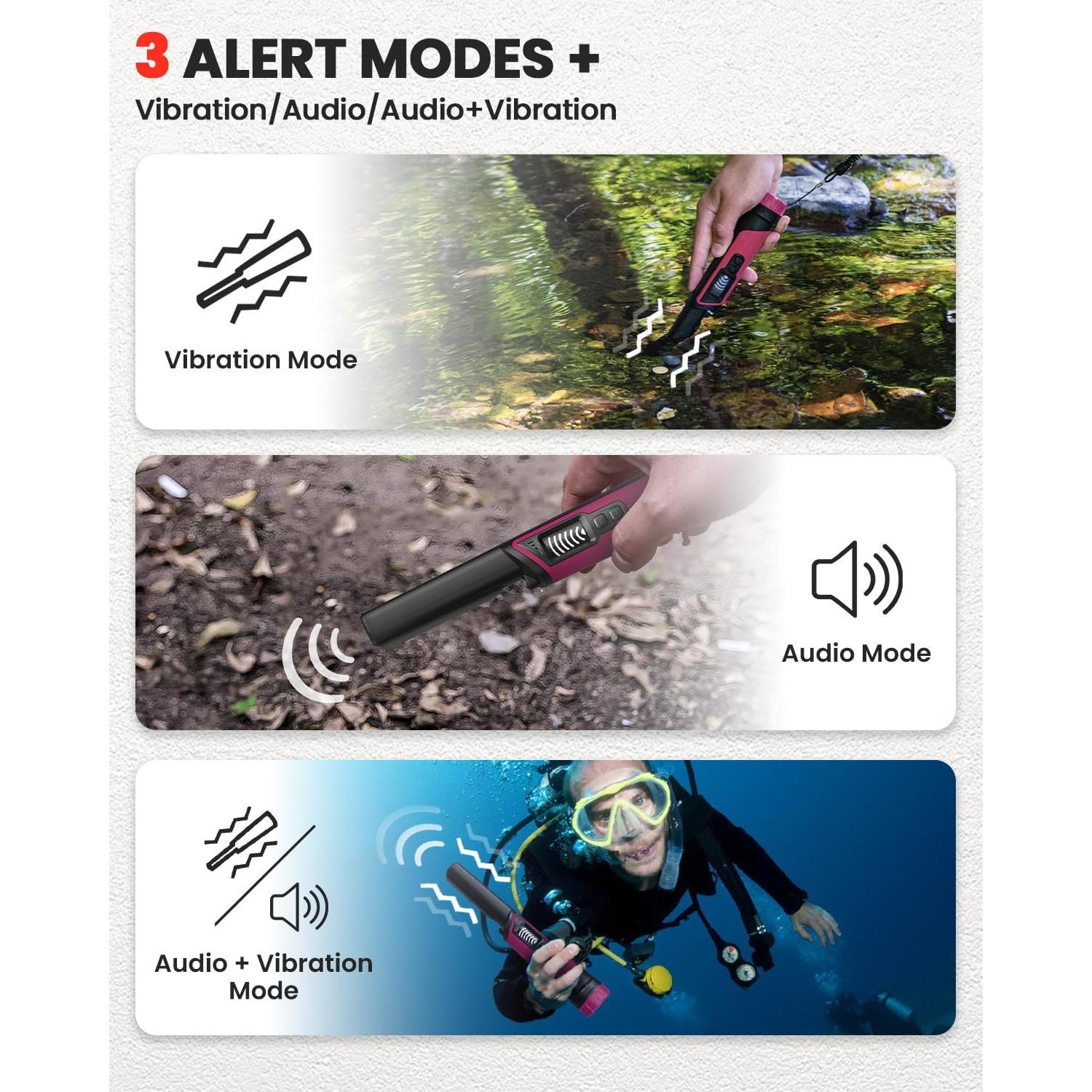 Detector de Metales DR.ÖTEK MT6 Pro IP68 Impermeable 360°