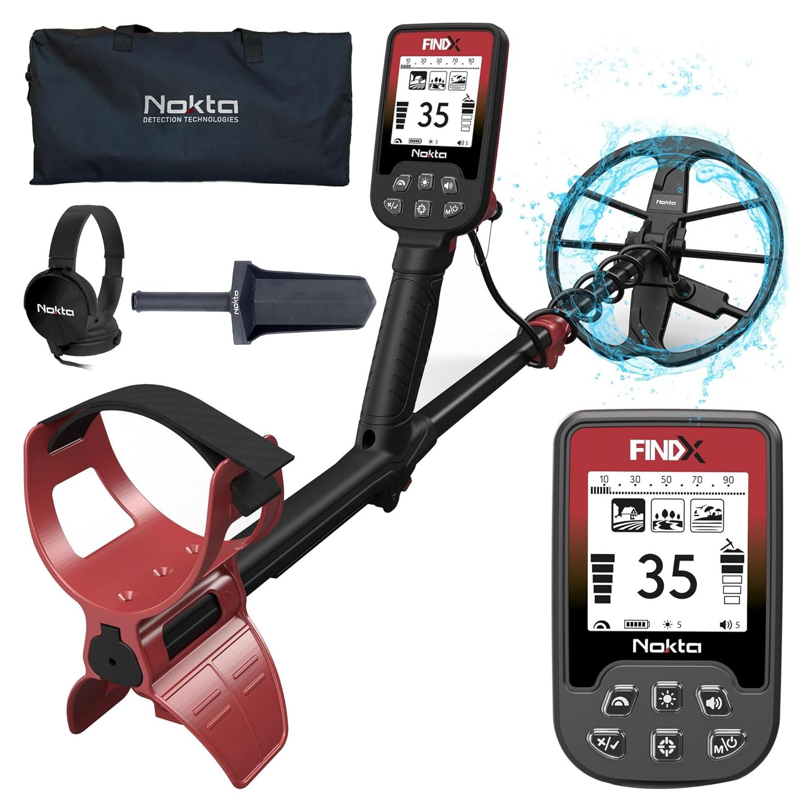 Detector de Metales NOKTA MAKRO FINDX 11" A Prueba de Agua