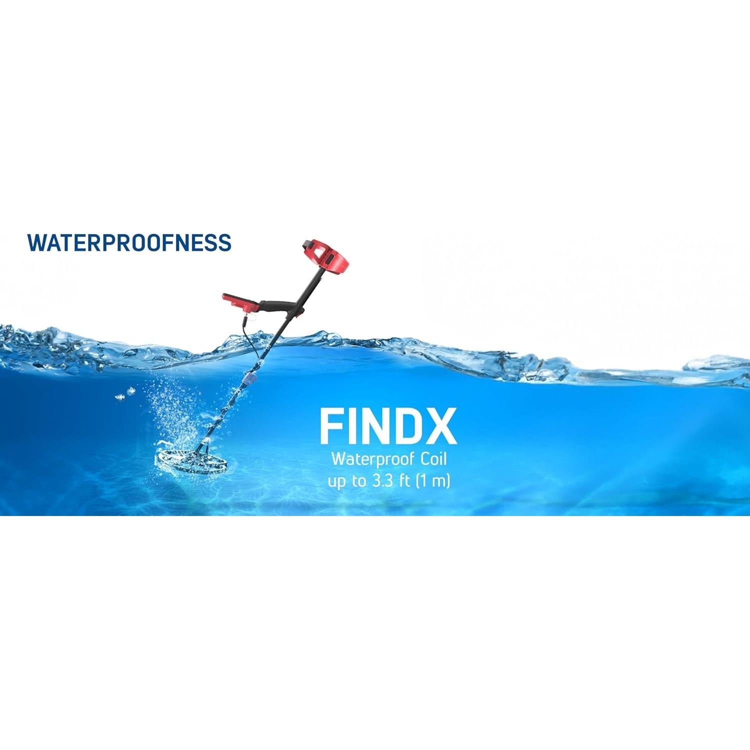 Detector de Metales NOKTA MAKRO FINDX 11" A Prueba de Agua