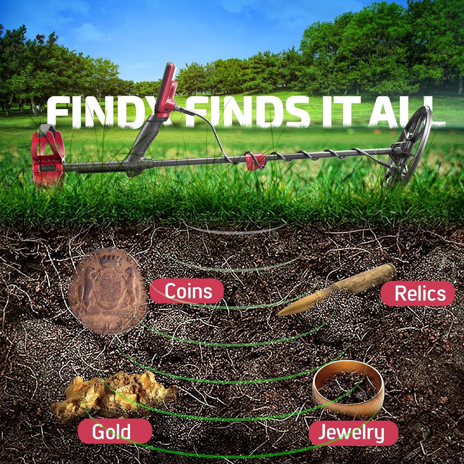 Detector de Metales NOKTA MAKRO FINDX 11" A Prueba de Agua