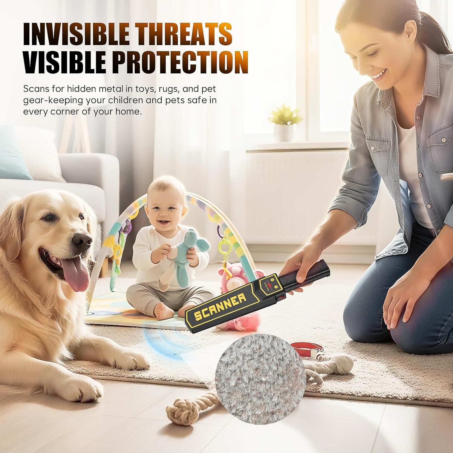 Detector de Metales de Mano JKUSS DM239A Recargable 2000mAh