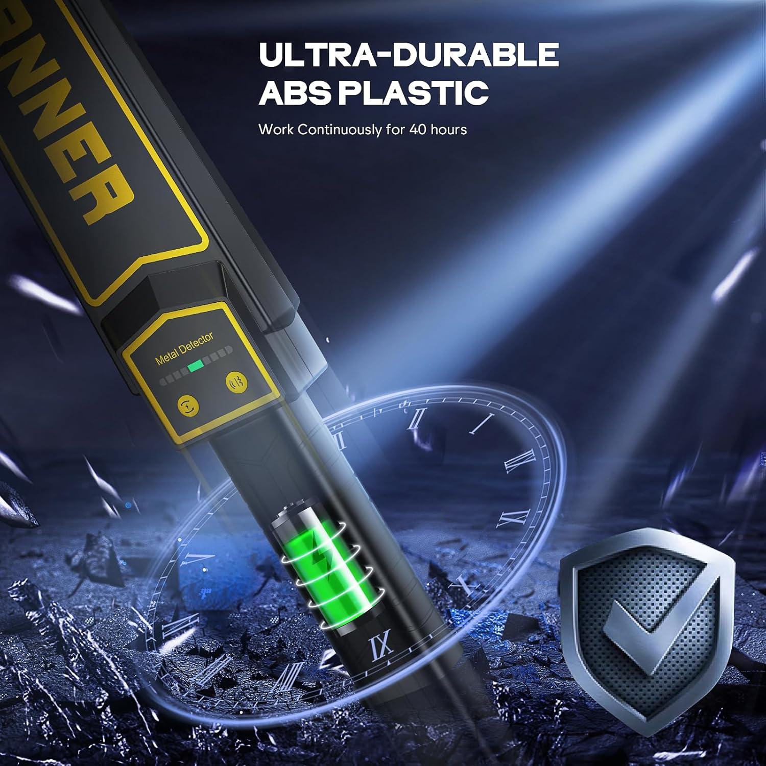 Detector de Metales de Mano JKUSS DM239A Recargable 2000mAh