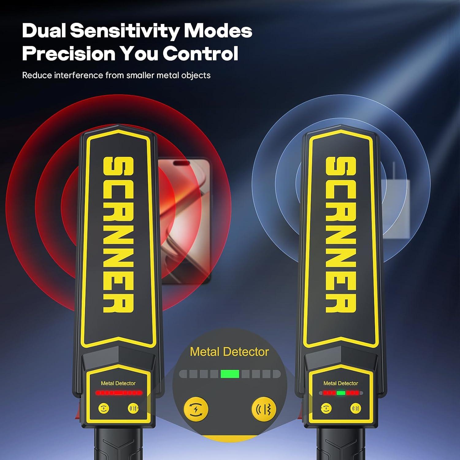 Detector de Metales de Mano JKUSS DM239A Recargable 2000mAh