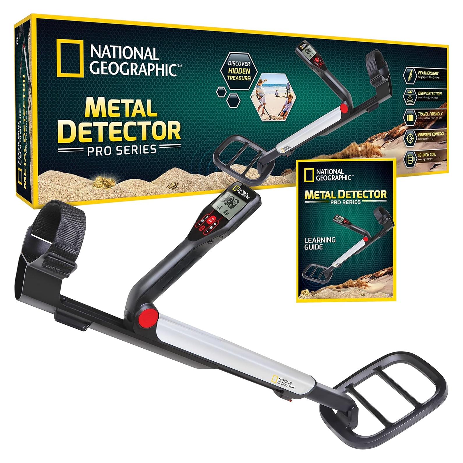 Detector de Metales National Geographic Pro - Bobina 25.4 cm