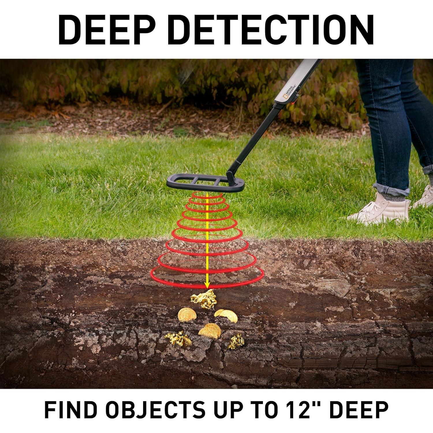 Detector de Metales National Geographic Pro - Bobina 25.4 cm