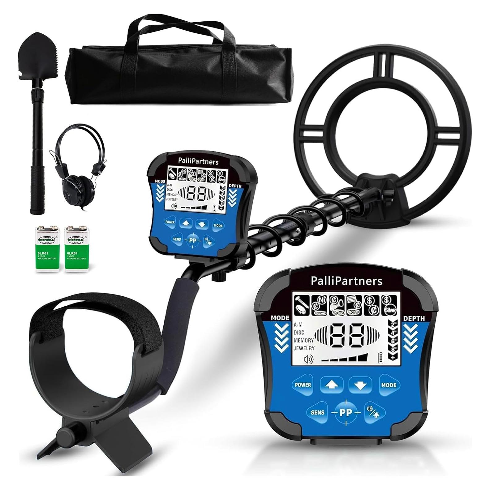 Detector de Metales LJINNOVEX 10" Impermeable y Ligero