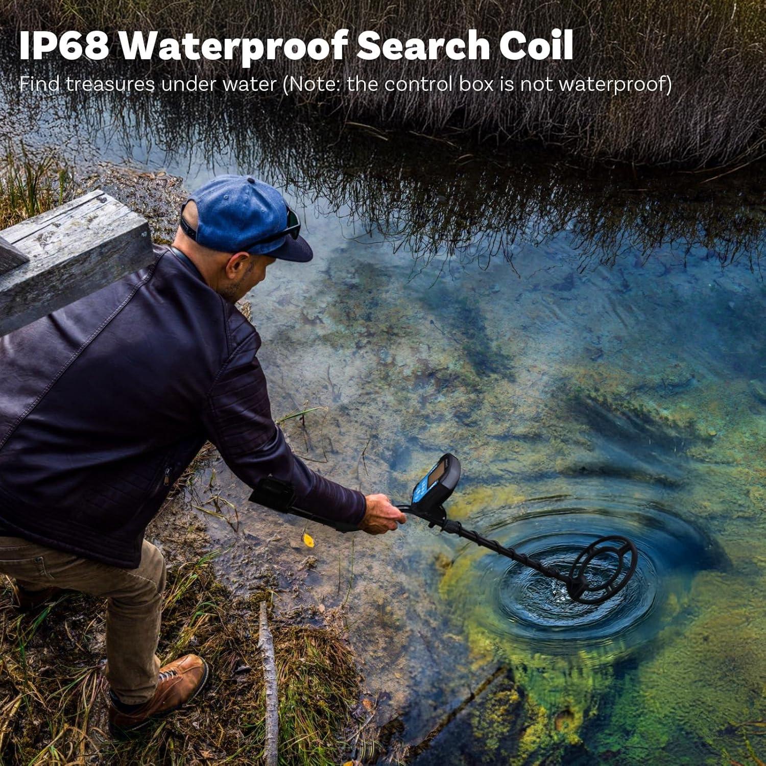 Detector de Metales LJINNOVEX 10" Impermeable y Ligero