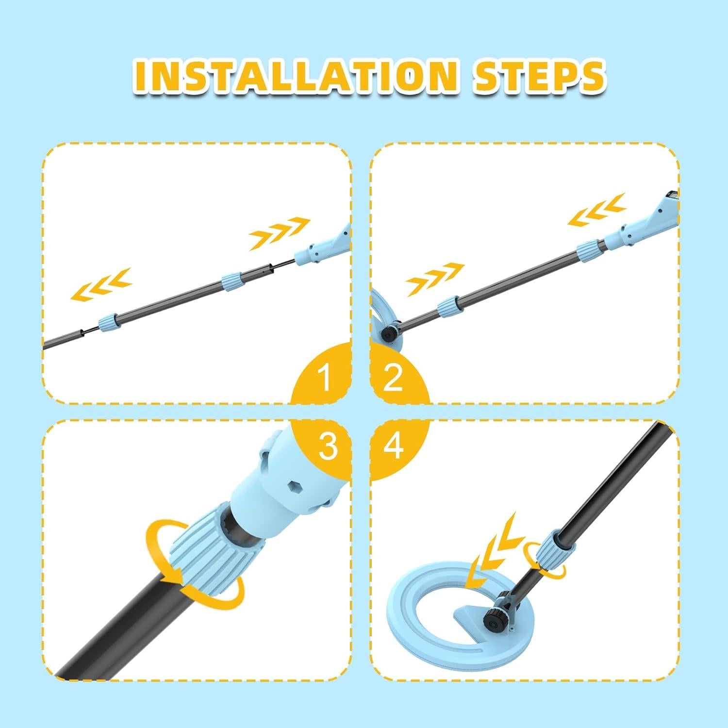 Detector de Metales DR.ÖTEK para Niños Ajustable 69-100 cm