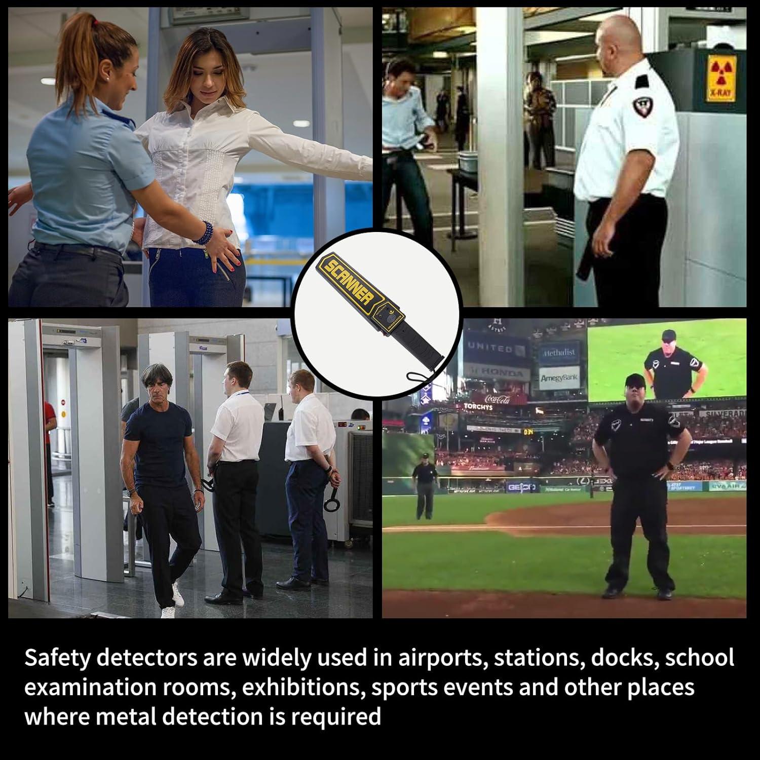 Escáner de Seguridad de Mano Natotinorch, Detector de Metales Alta Sensibilidad