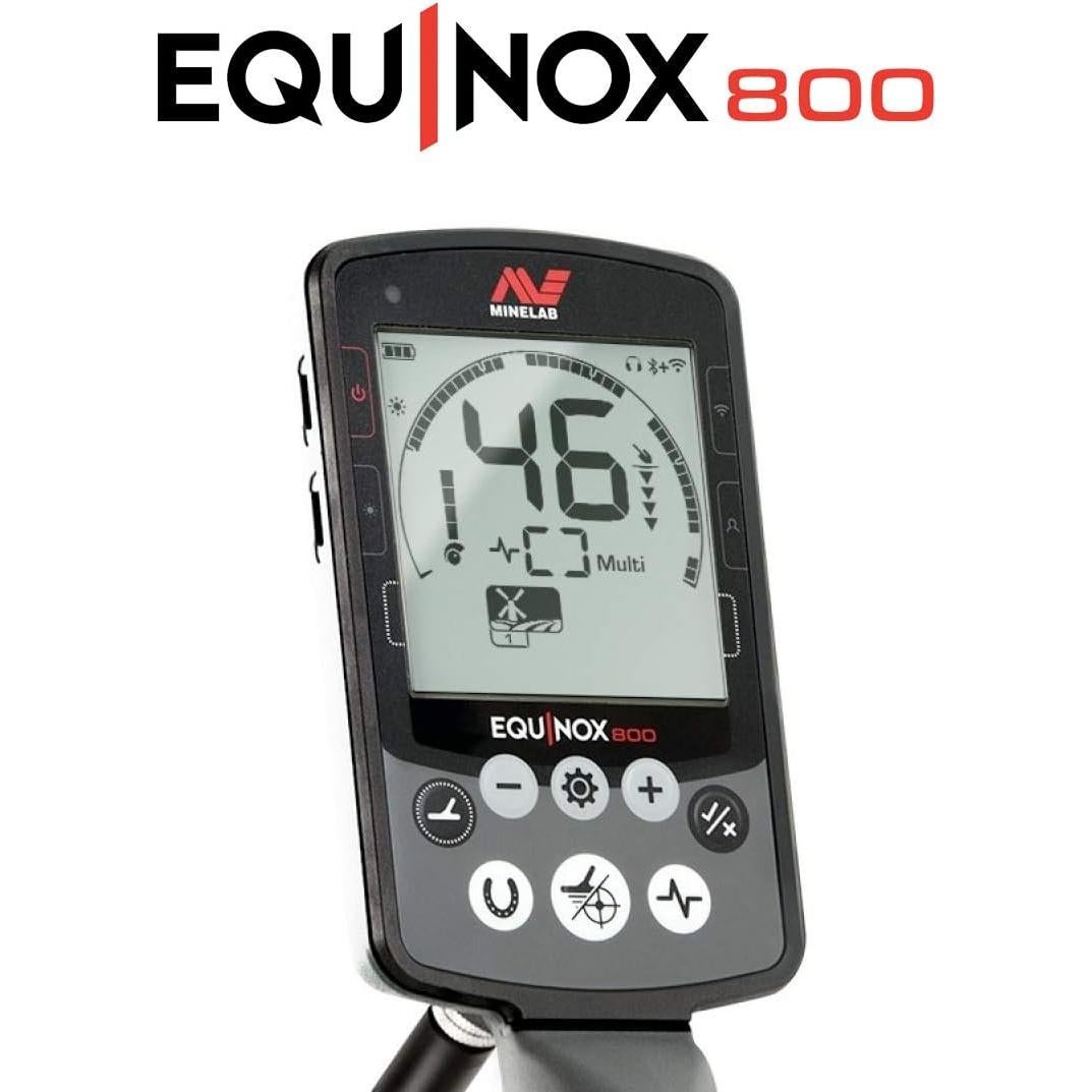 Detector de Metales Minelab Equinox 800 Multi-IQ con Pinpointer