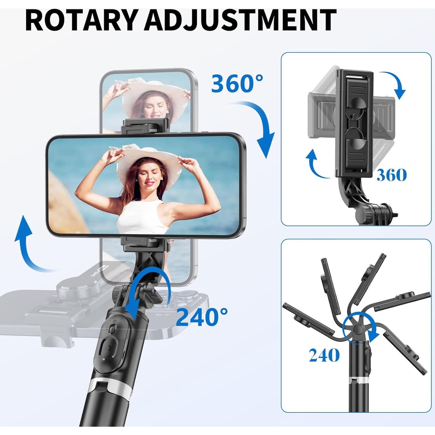 Trípode para Selfies LDP-K07 Extensible y Portátil 103cm