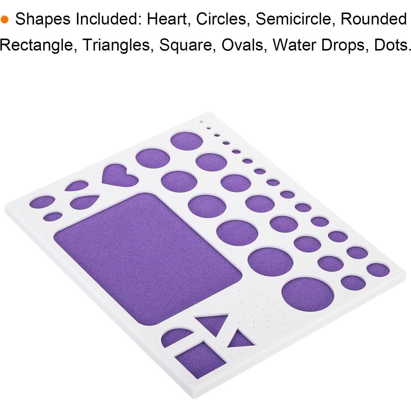 Plantilla de Quilling PATIKIL 210x180 mm, Herramienta DIY