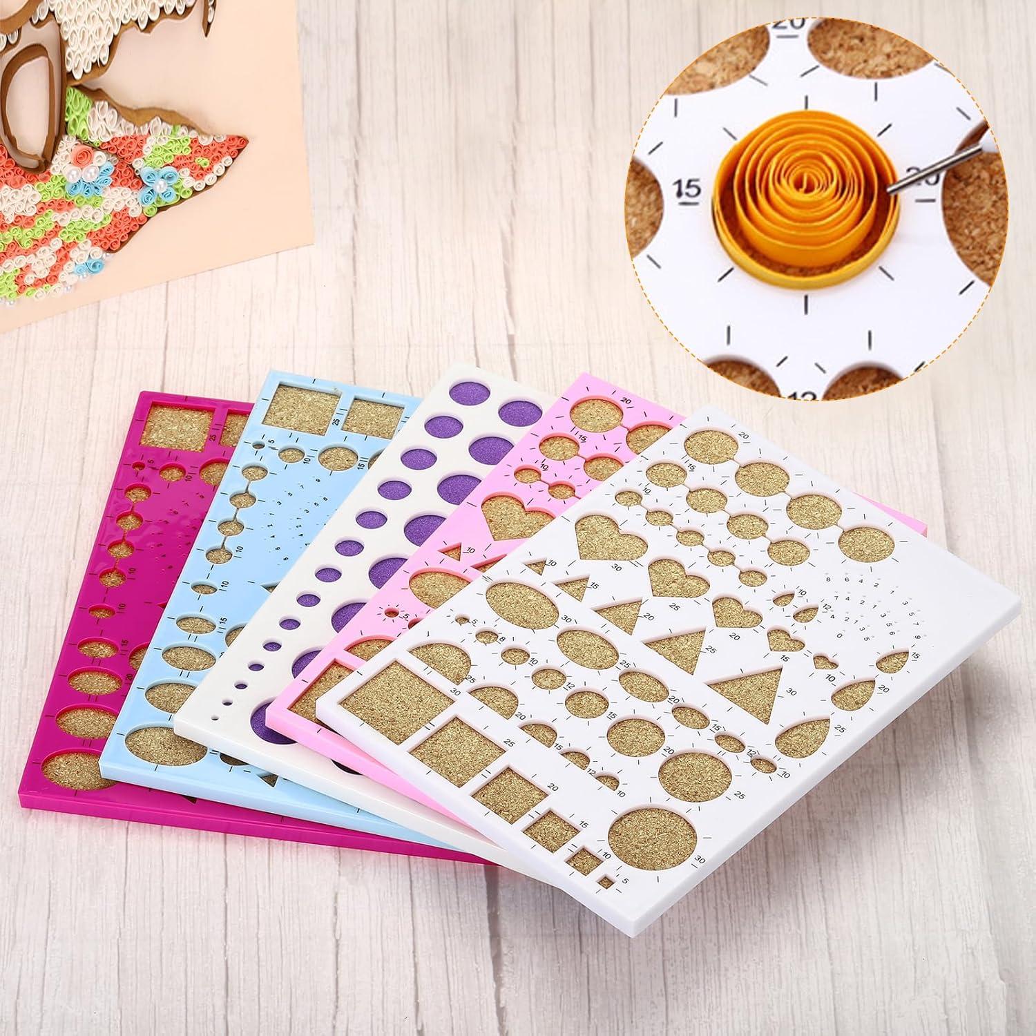 Plantilla de Quilling PATIKIL 210x180 mm, Herramienta DIY
