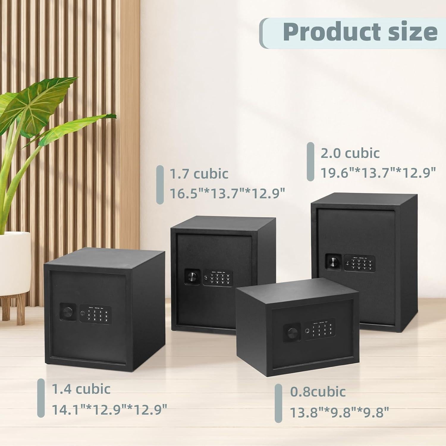 Caja Fuerte Locksworth 2.0 Pies Cúbicos con Teclado Digital