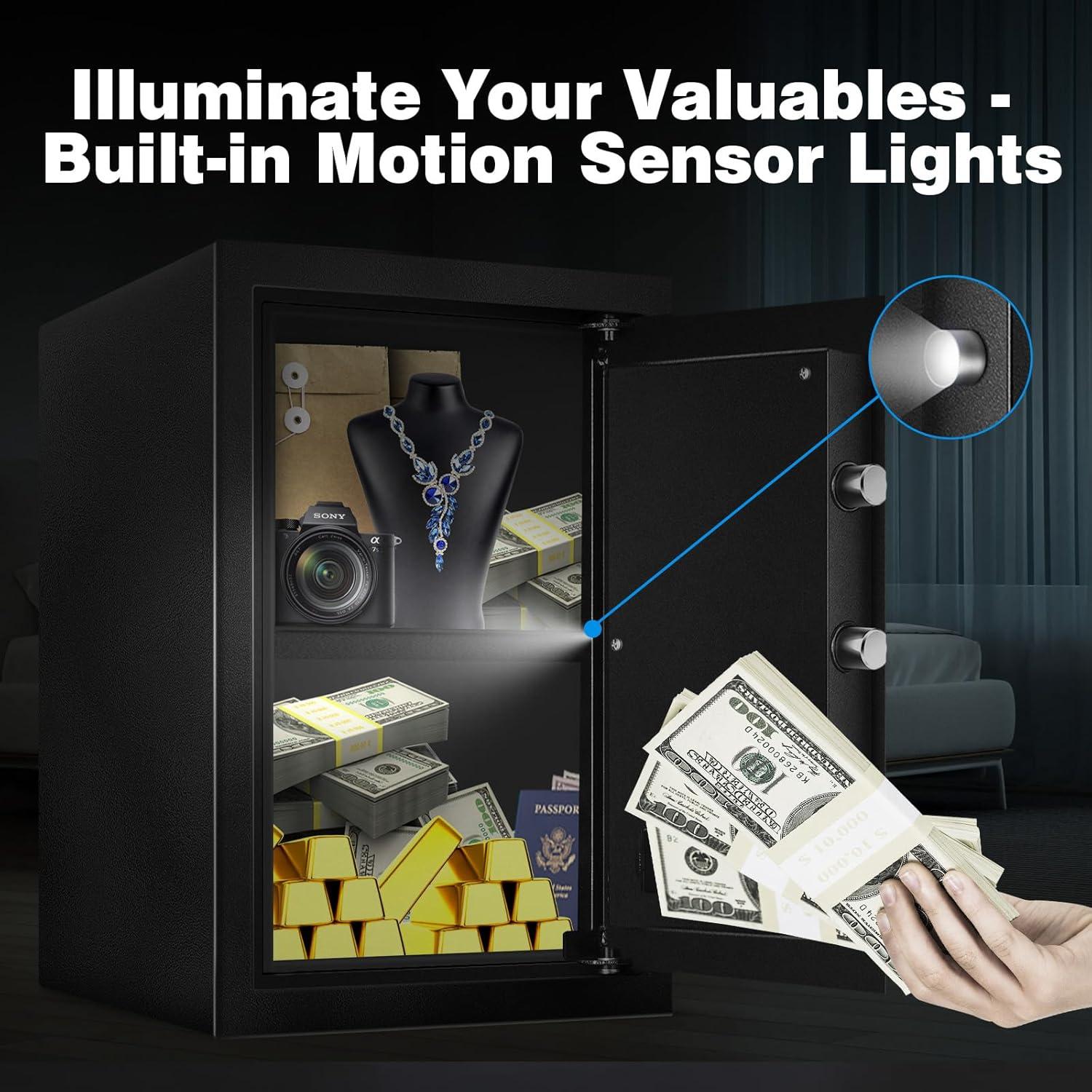 Caja Fuerte Fdsutvit 2.2 Pies Cúbicos Acero Antirrobo