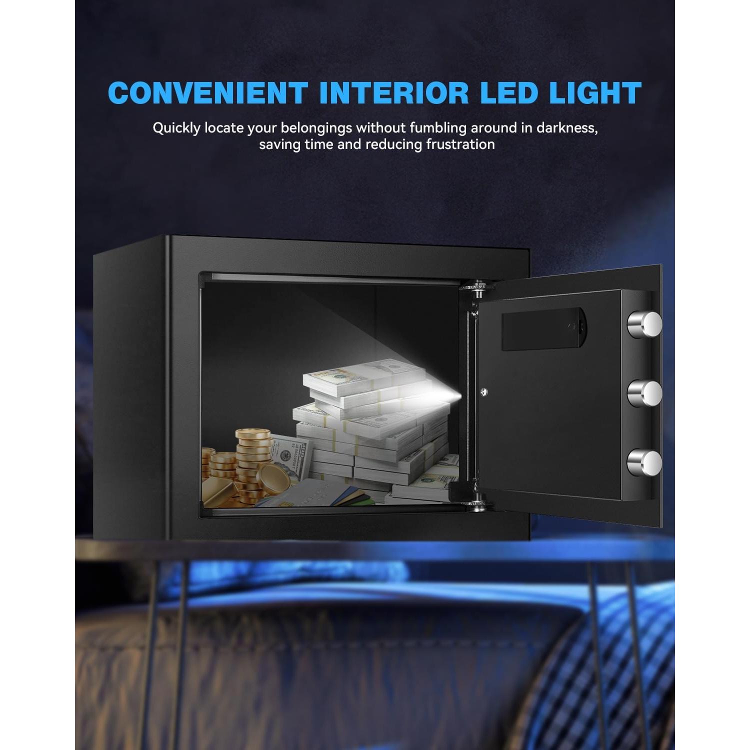 Caja Fuerte TOTOY 1.8 Pies Cúbicos Acero Electrónica Antirrobo