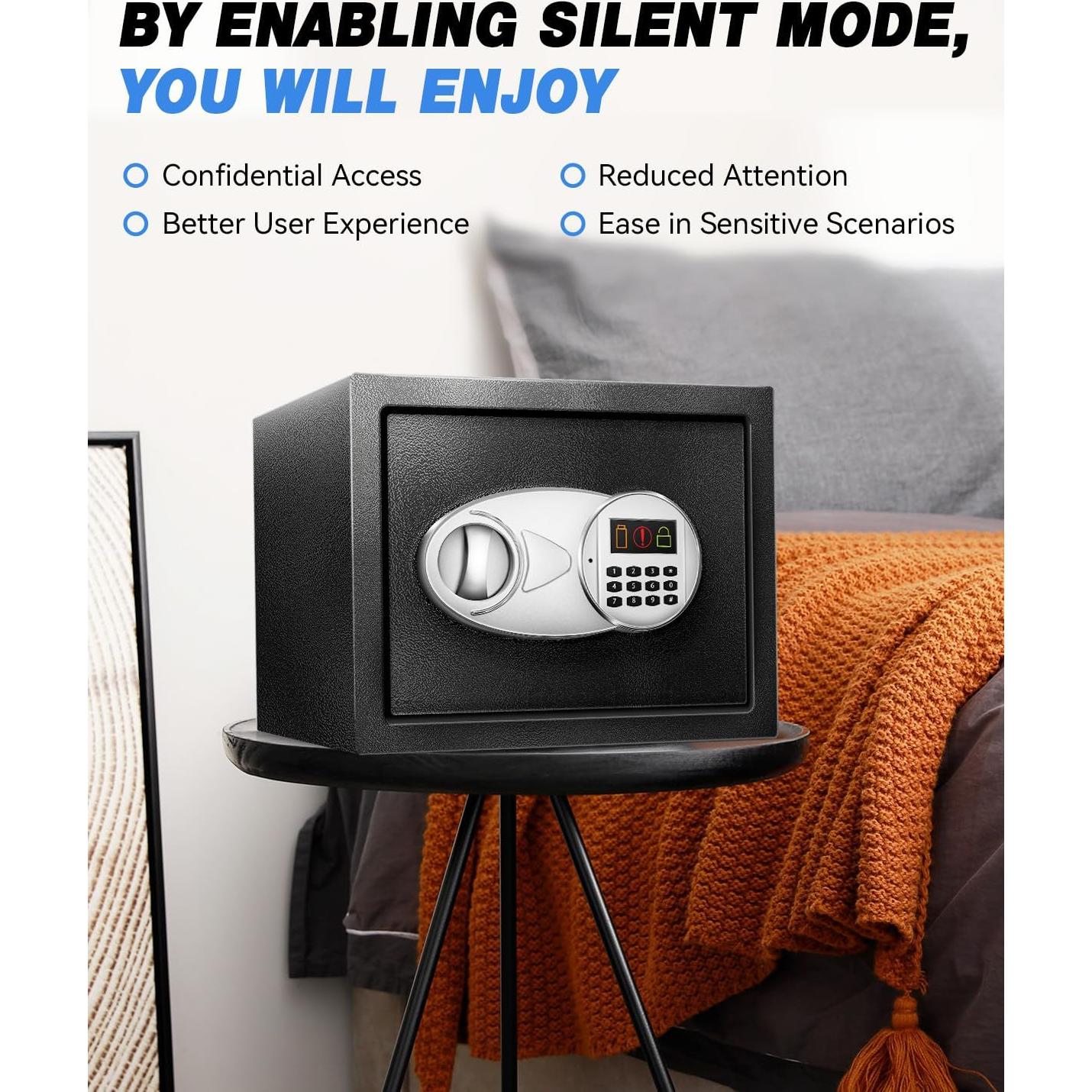 Caja Fuerte TOTOY 1.8 Pies Cúbicos Acero Electrónica Antirrobo