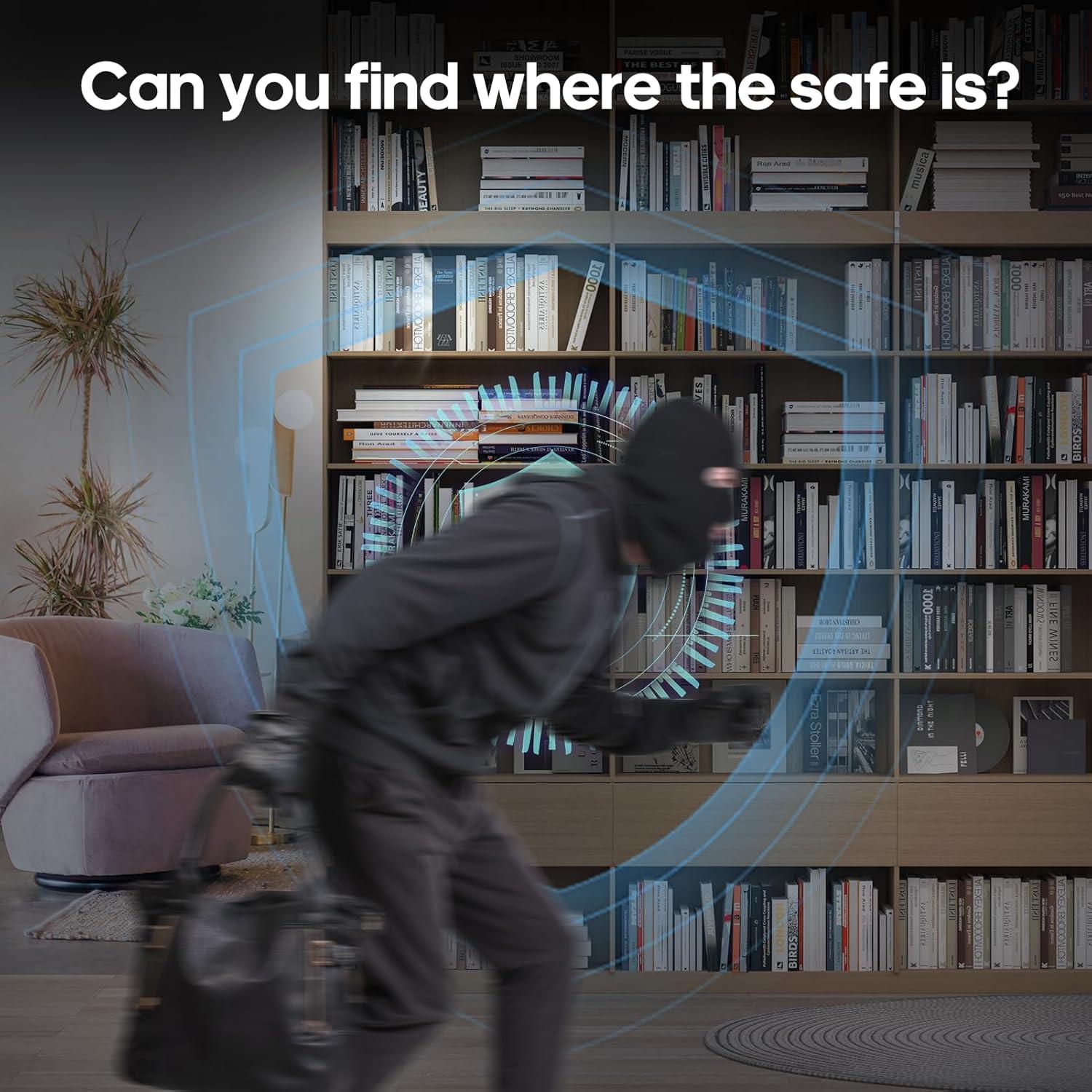 Caja de Ahorro KMC Booksafe Negra con Cerradura y Llave