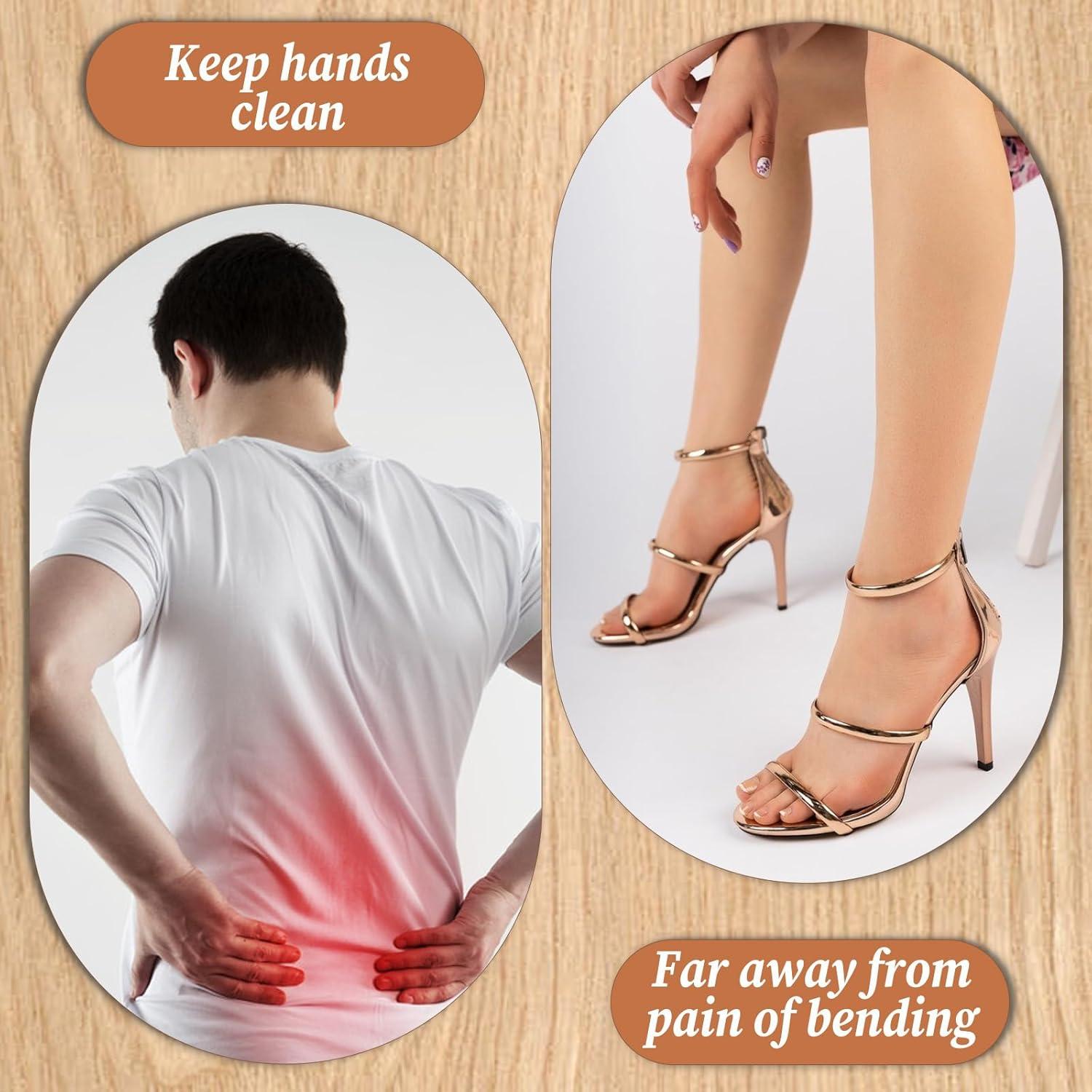 2 Piezas Cuerno de Zapato de Madera QfwdfcTrenz 15.24 cm