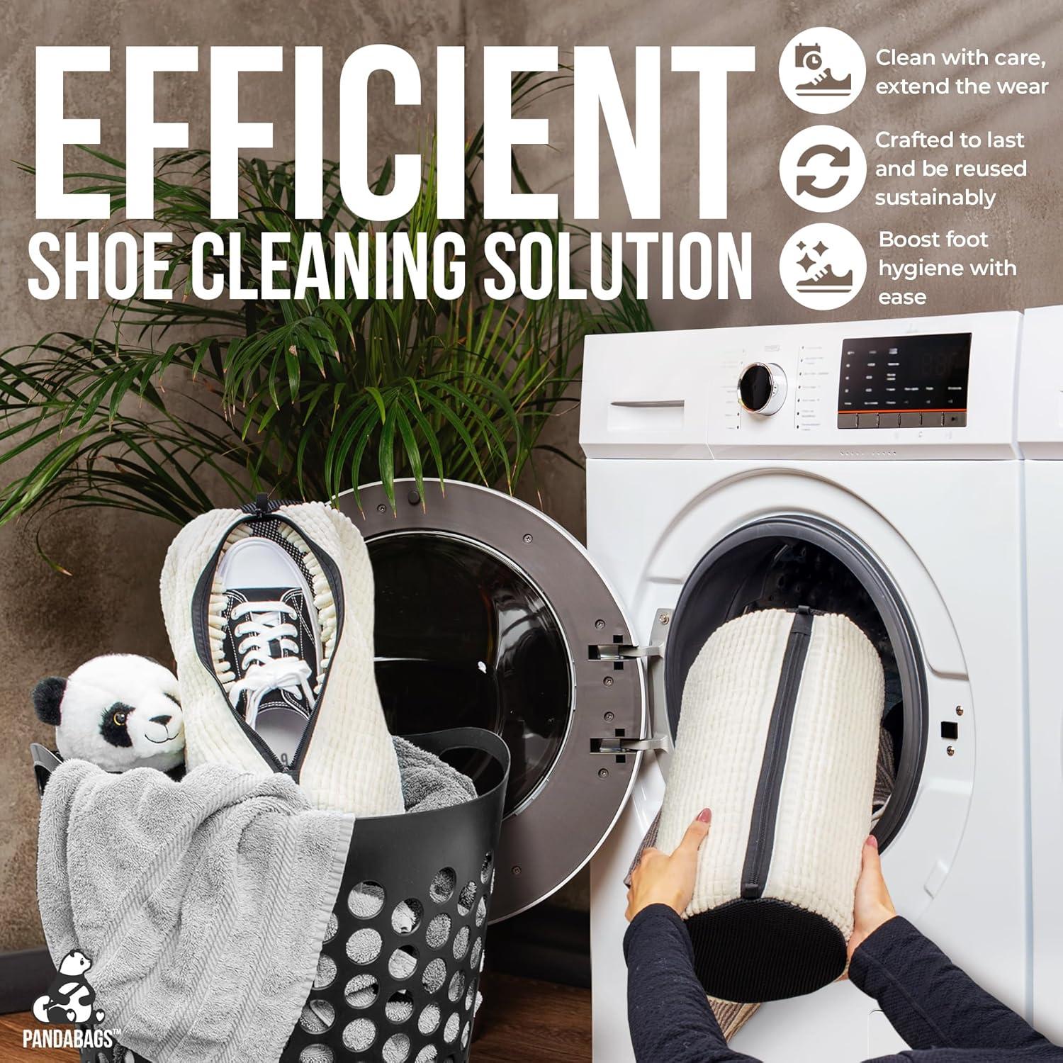 Bolsa de Lavadora de Zapatos Clovergrade 2-Pack XL Reutilizable