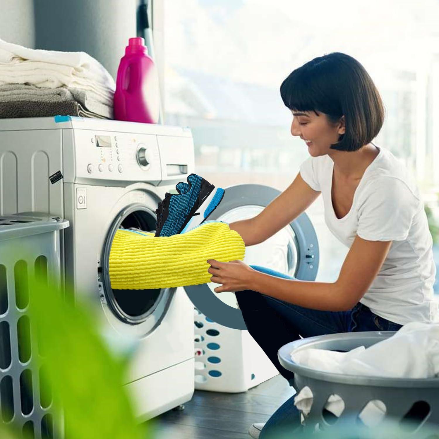 Bolsa de Lavado de Zapatos HOUSETELL Amarillo 39x19 cm