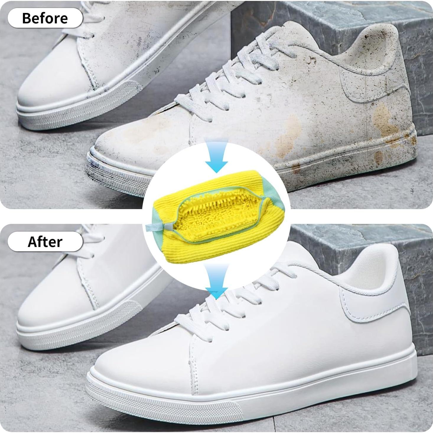 Bolsa de Lavado de Zapatos HOUSETELL Amarillo 39x19 cm