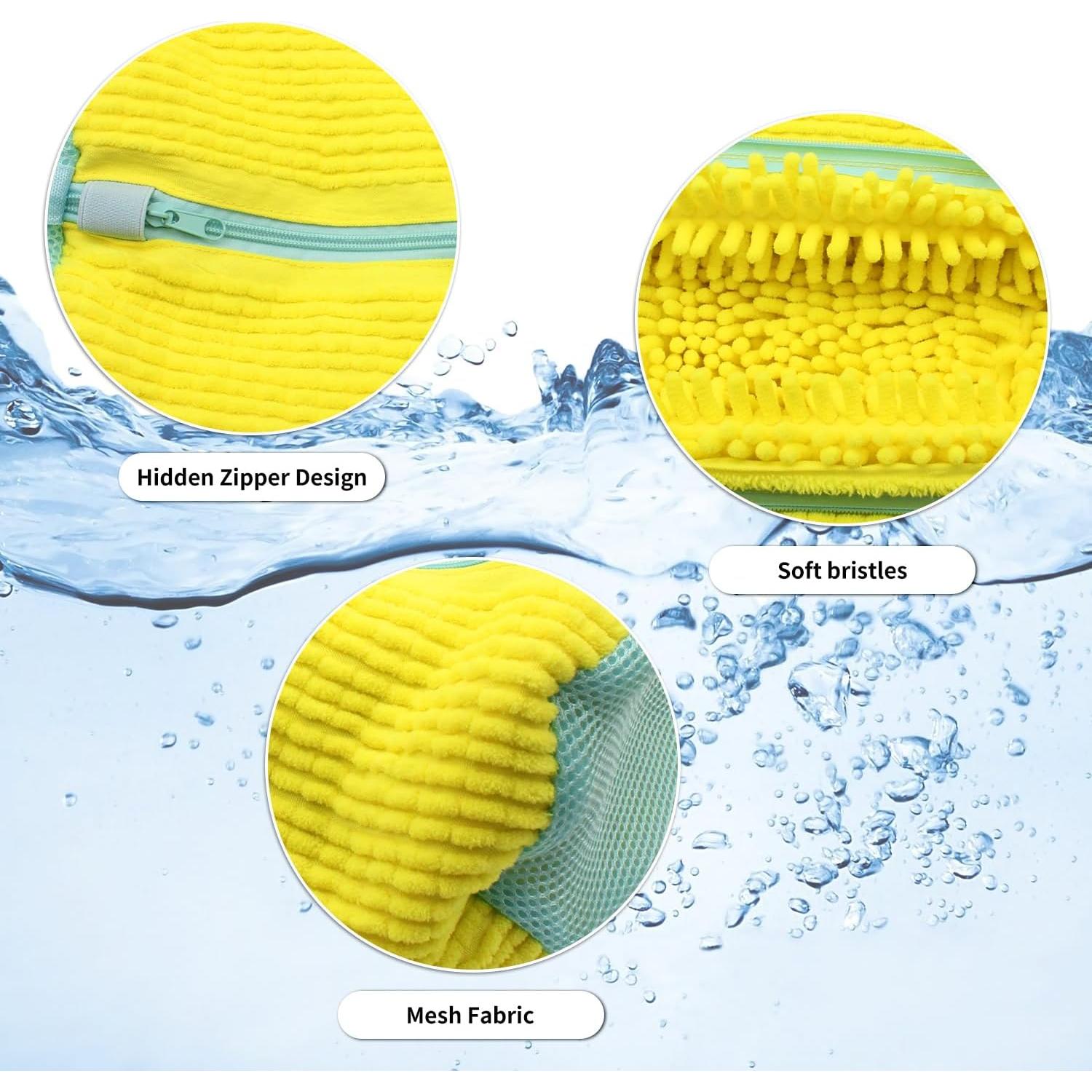 Bolsa de Lavado de Zapatos HOUSETELL Amarillo 39x19 cm