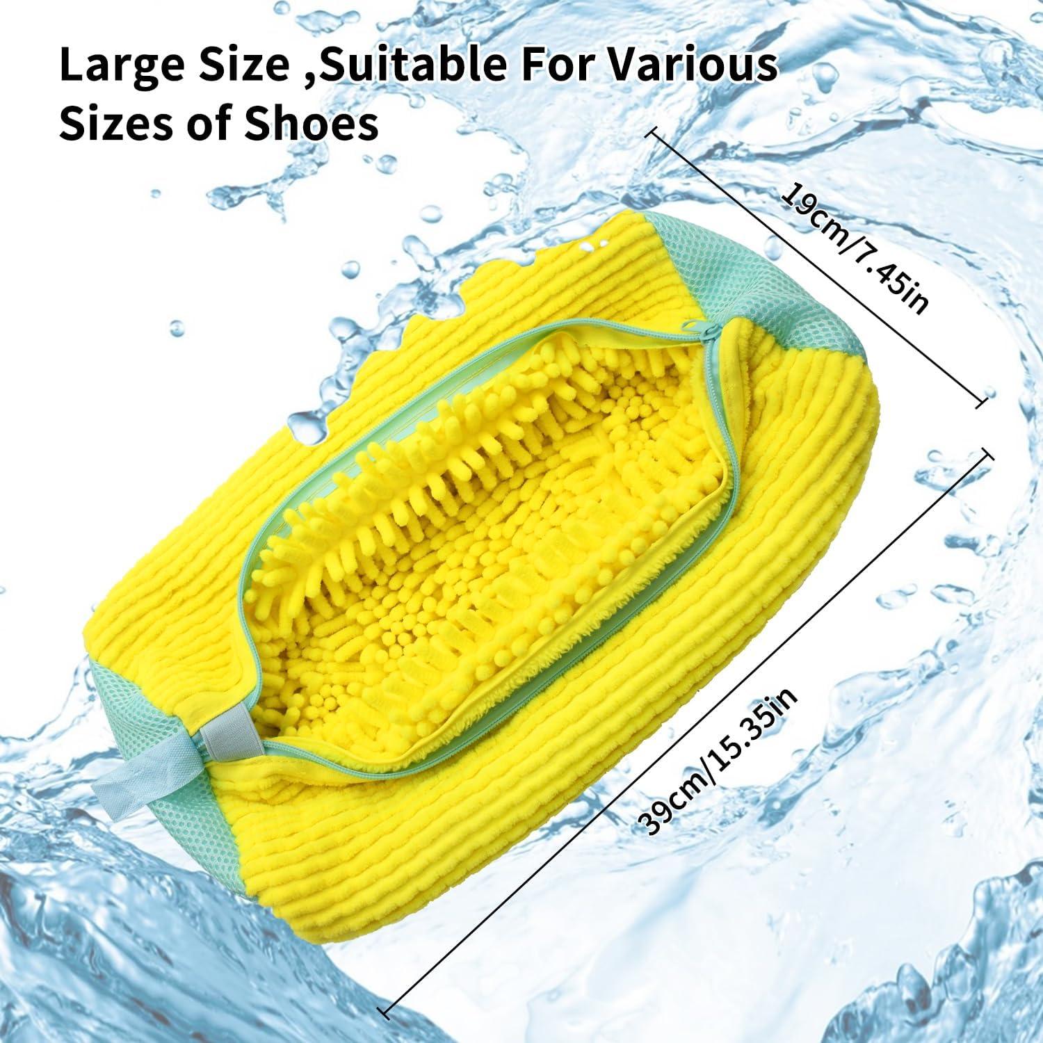 Bolsa de Lavado de Zapatos HOUSETELL Amarillo 39x19 cm