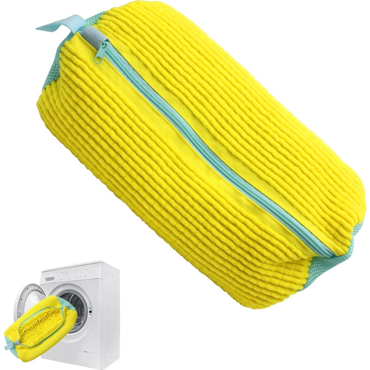 Bolsa de Lavado de Zapatos HOUSETELL Amarillo 39x19 cm