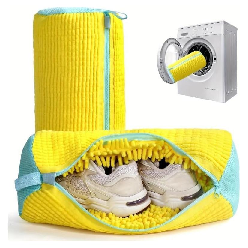 Bolsa de Lavado de Zapatos JRW Set de 2 Piezas Amarillo