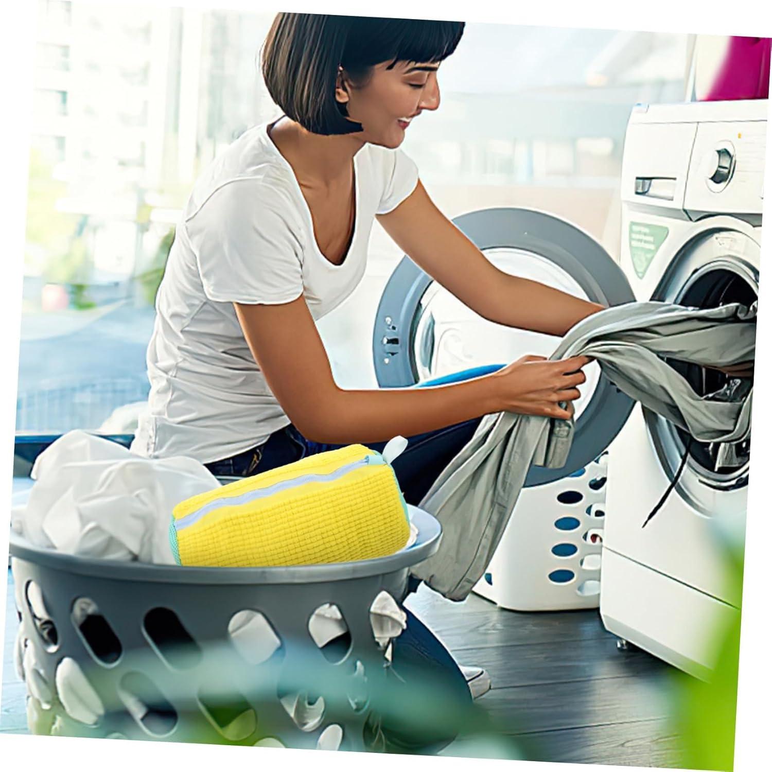 Bolsa de Lavado de Zapatos JRW Set de 2 Piezas Amarillo