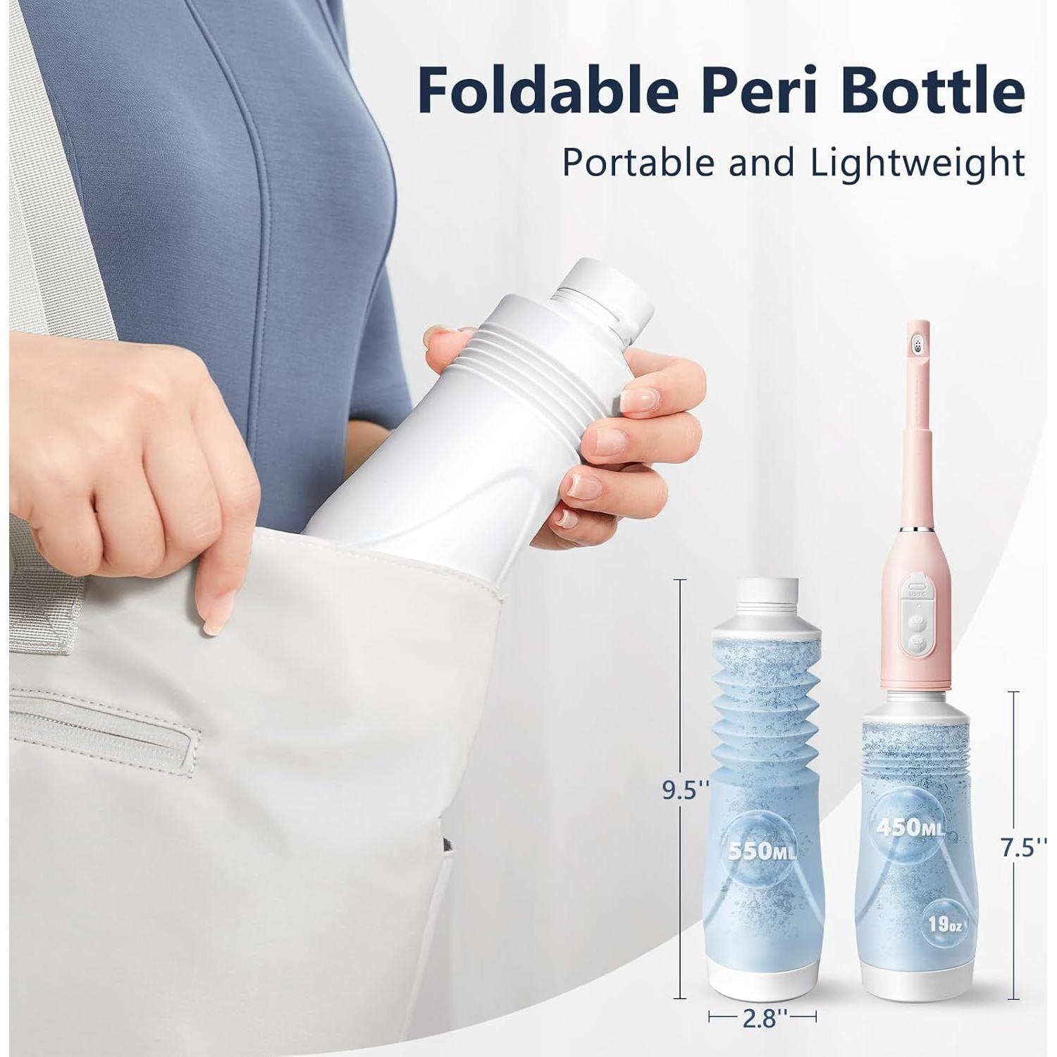 Bidet Portátil SPACEREST 550ml Recargable Higiene Femenina