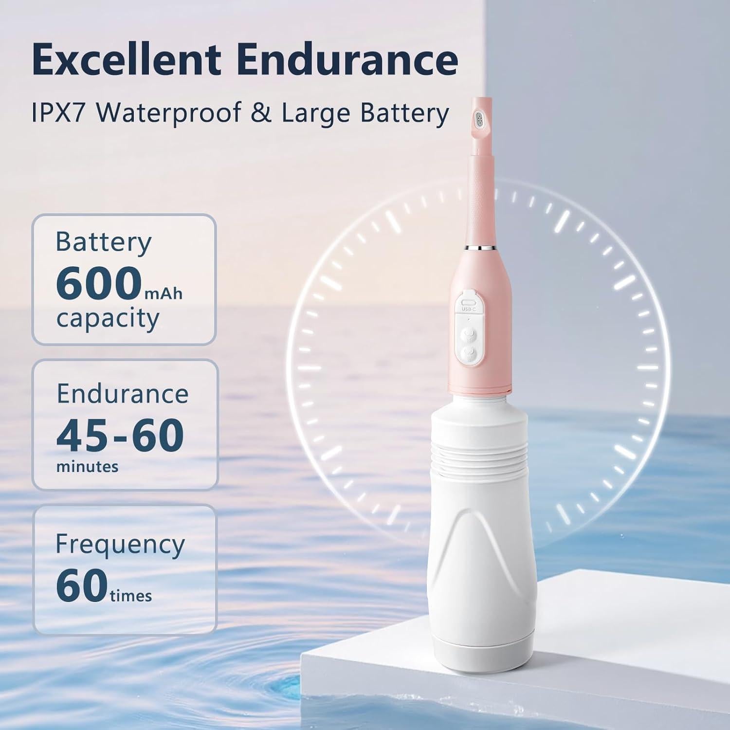 Bidet Portátil SPACEREST 550ml Recargable Higiene Femenina