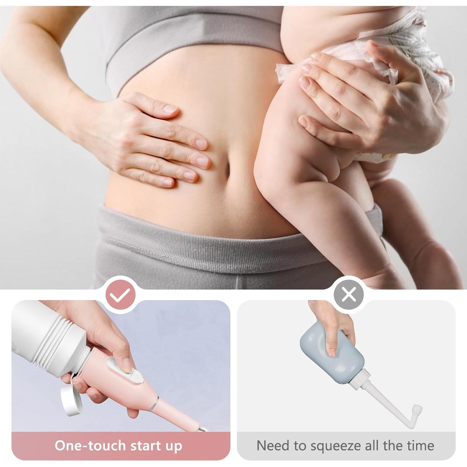 Bidet Portátil SPACEREST 550ml Recargable Higiene Femenina