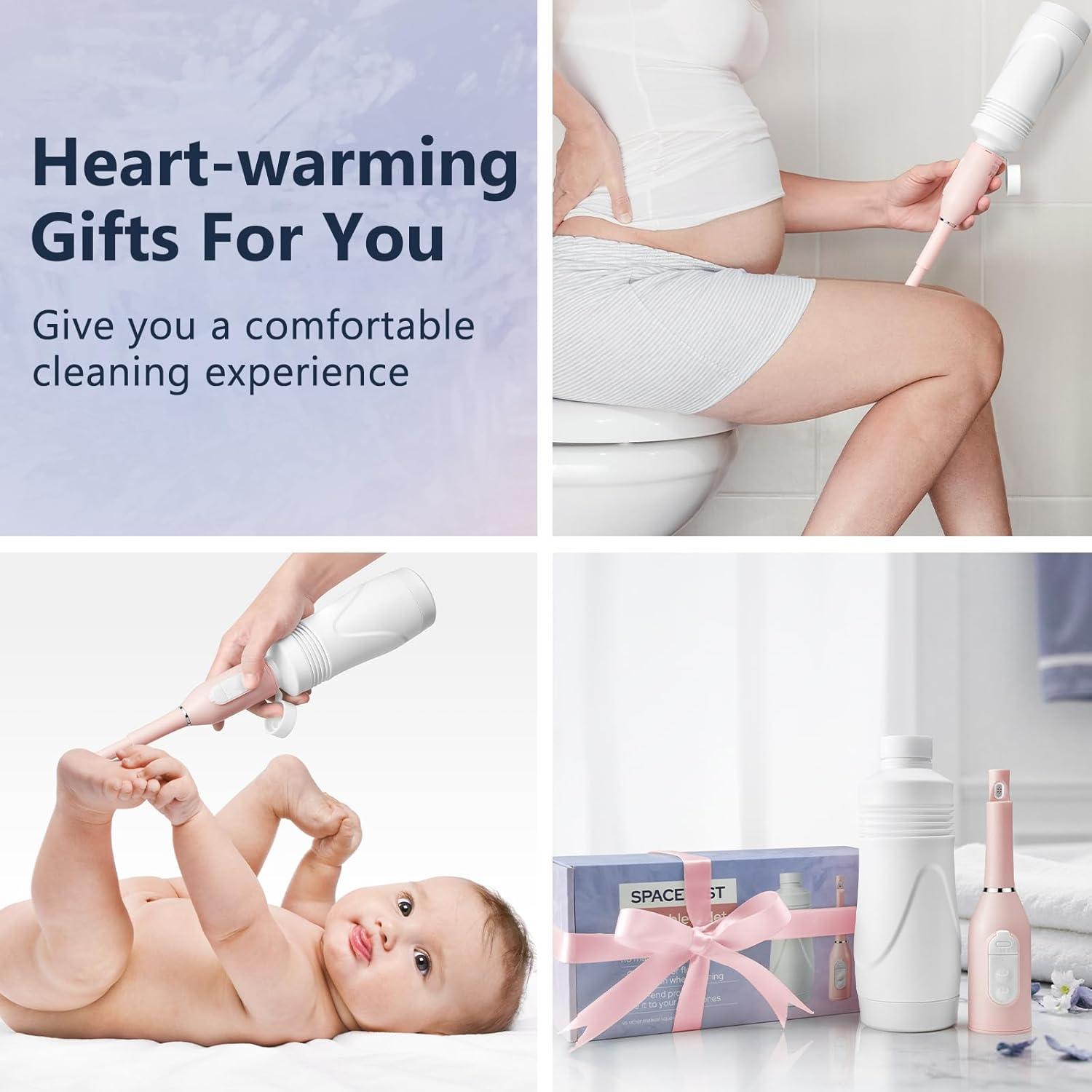 Bidet Portátil SPACEREST 550ml Recargable Higiene Femenina