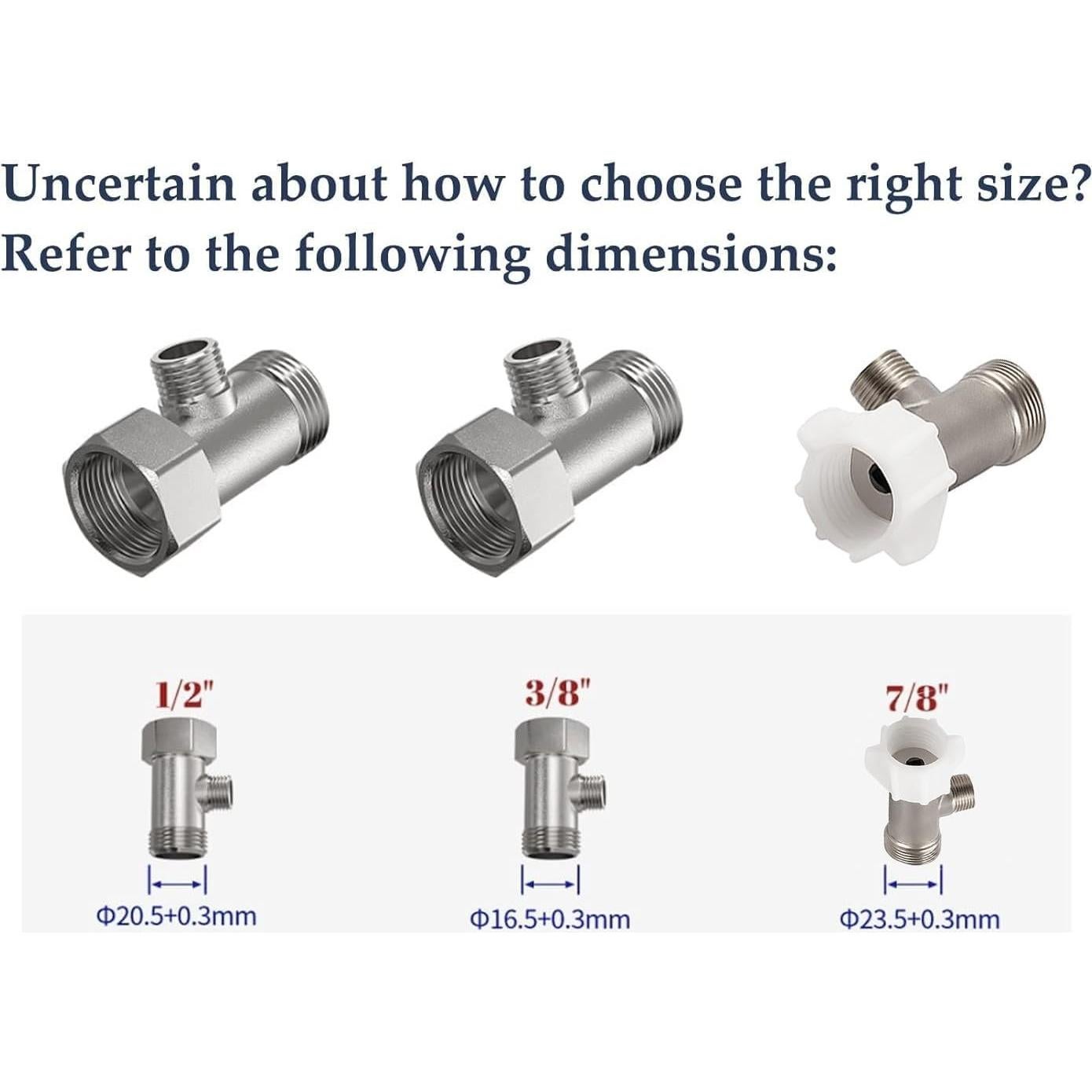 Conjunto de Accesorios para Bidet SAMODRA LC-B007PW Metal