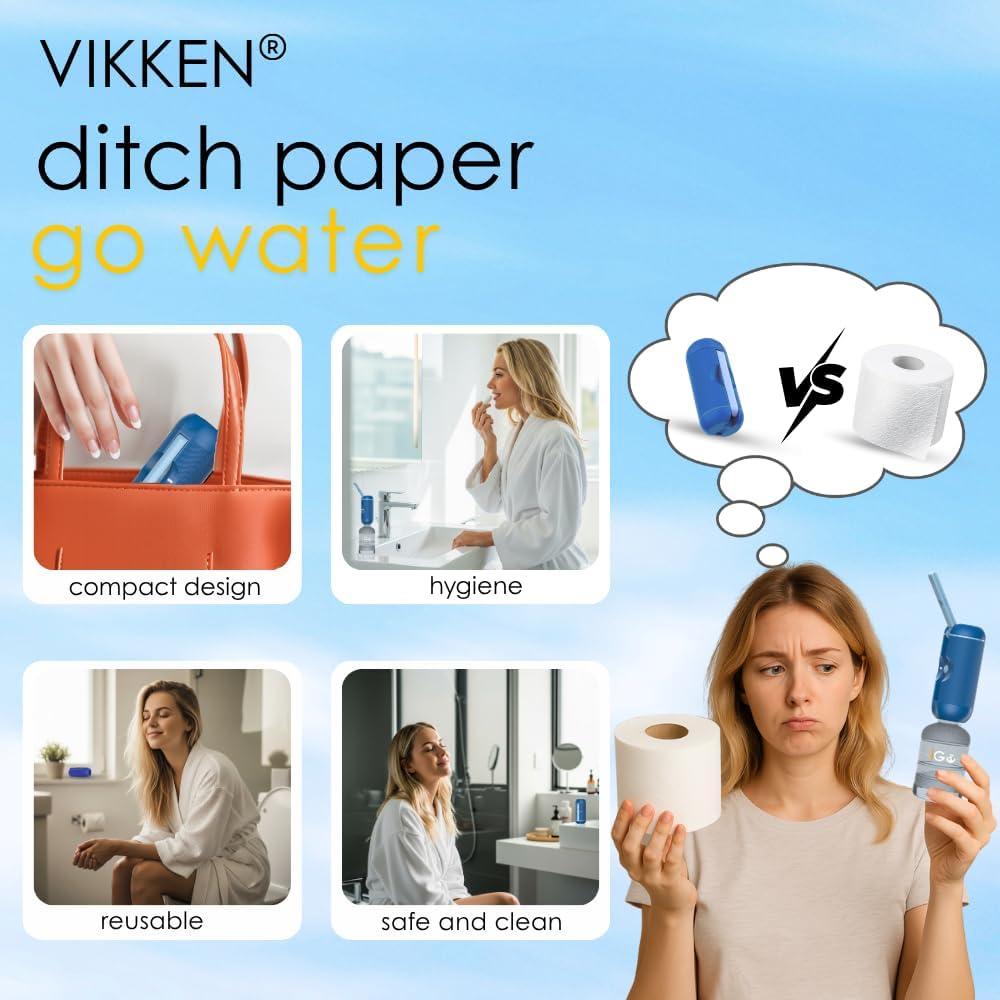 Bidet Portátil VIKKEN iGo 250ml Recargable USB para Higiene