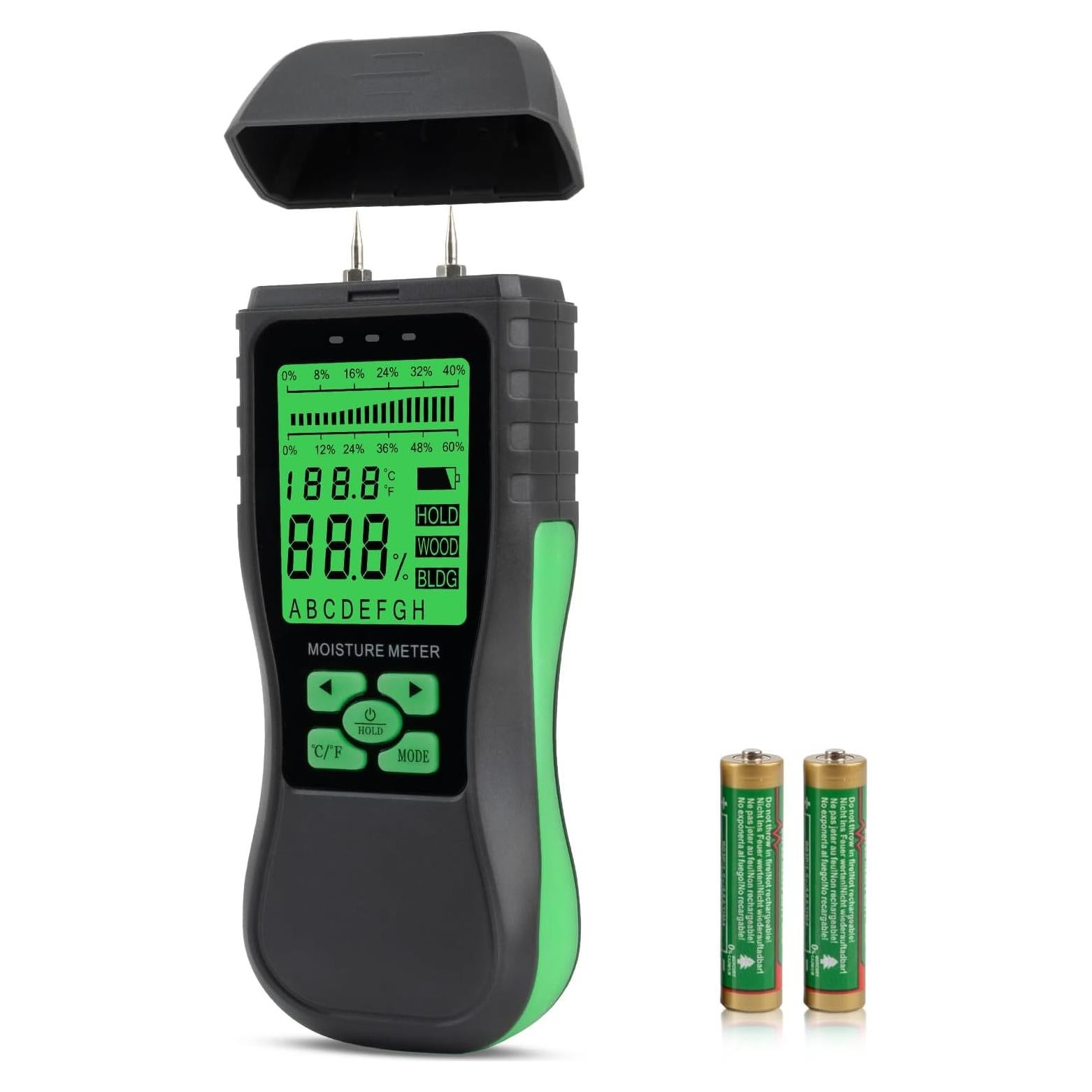 Medidor de Humedad Digital Kereinpo HY16B para Madera y Concreto