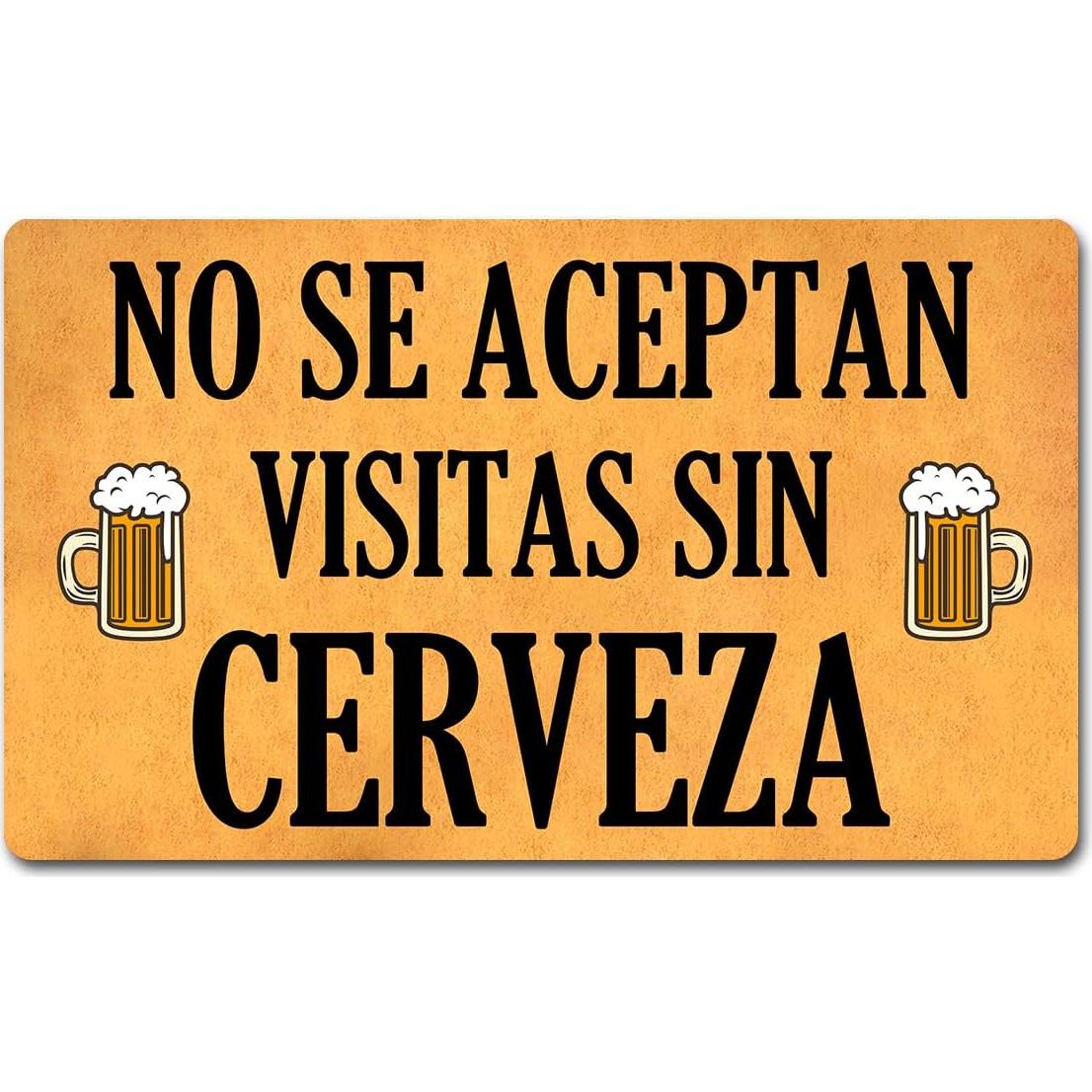 Alfombra de Bienvenida MELODADDY 0.46x0.76m Antideslizante