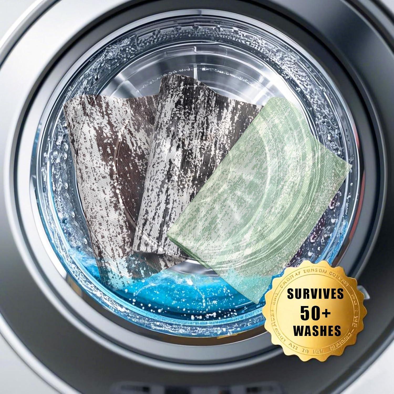 Alfombra de Baño HDFK Negra 61x45 cm Antideslizante Lavable