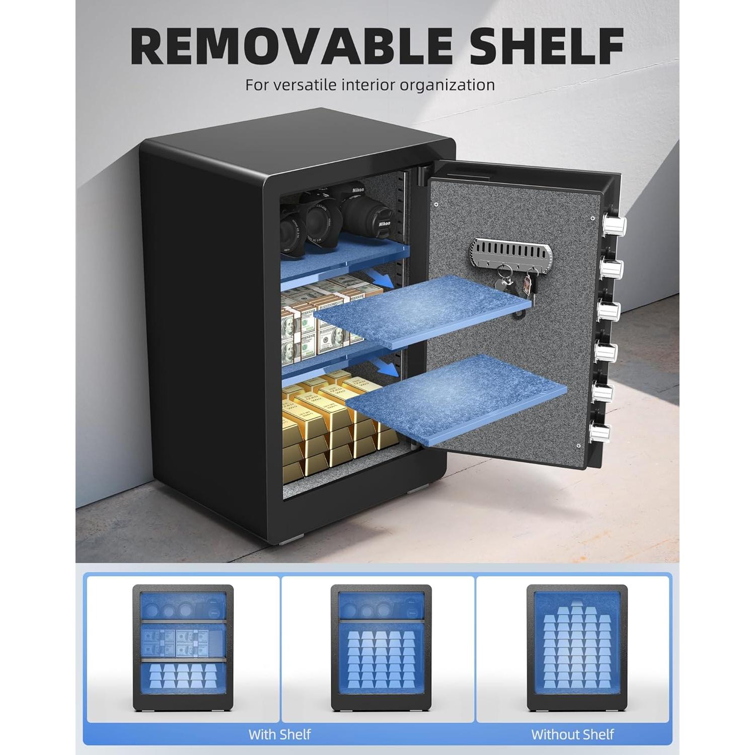 Caja Fuerte DAYI D-60, 3 Pies Cúbicos, Digital, Alarma