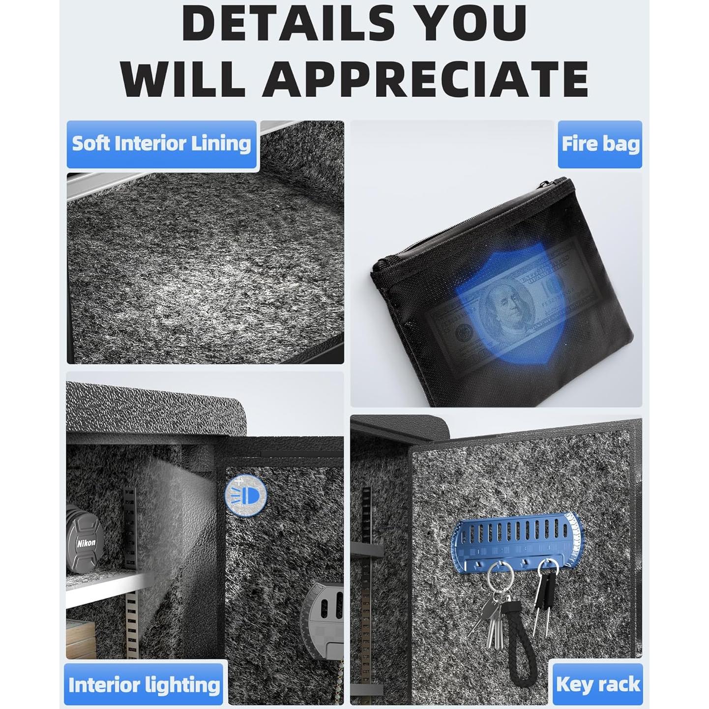 Caja Fuerte DAYI D-60, 3 Pies Cúbicos, Digital, Alarma