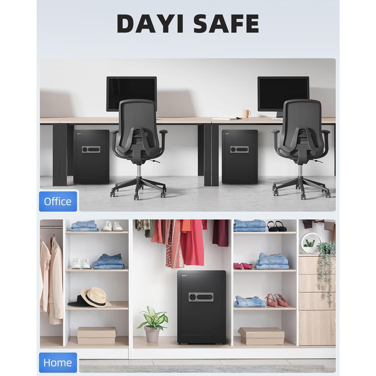 Caja Fuerte DAYI D-60, 3 Pies Cúbicos, Digital, Alarma