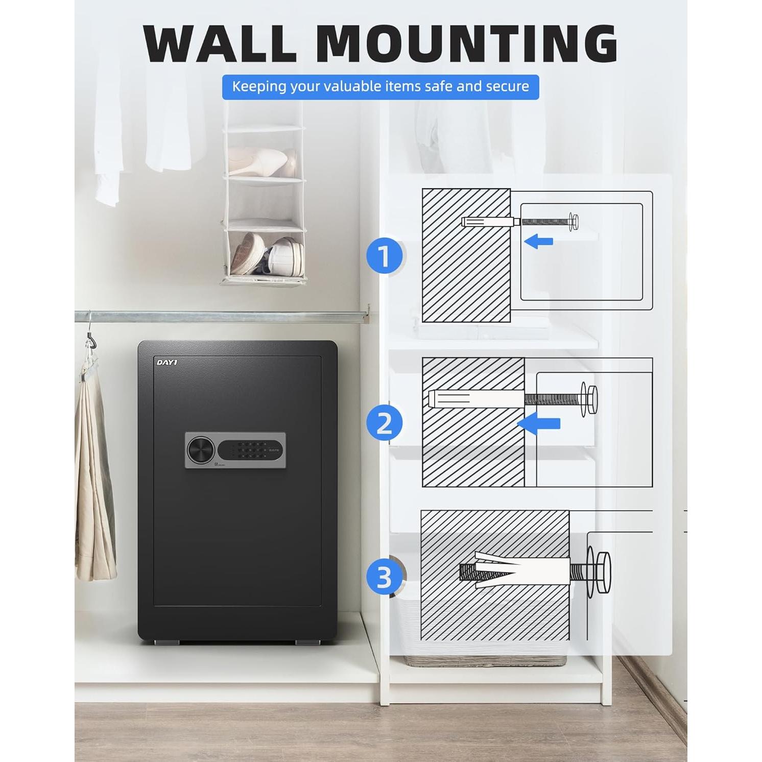 Caja Fuerte DAYI D-60, 3 Pies Cúbicos, Digital, Alarma