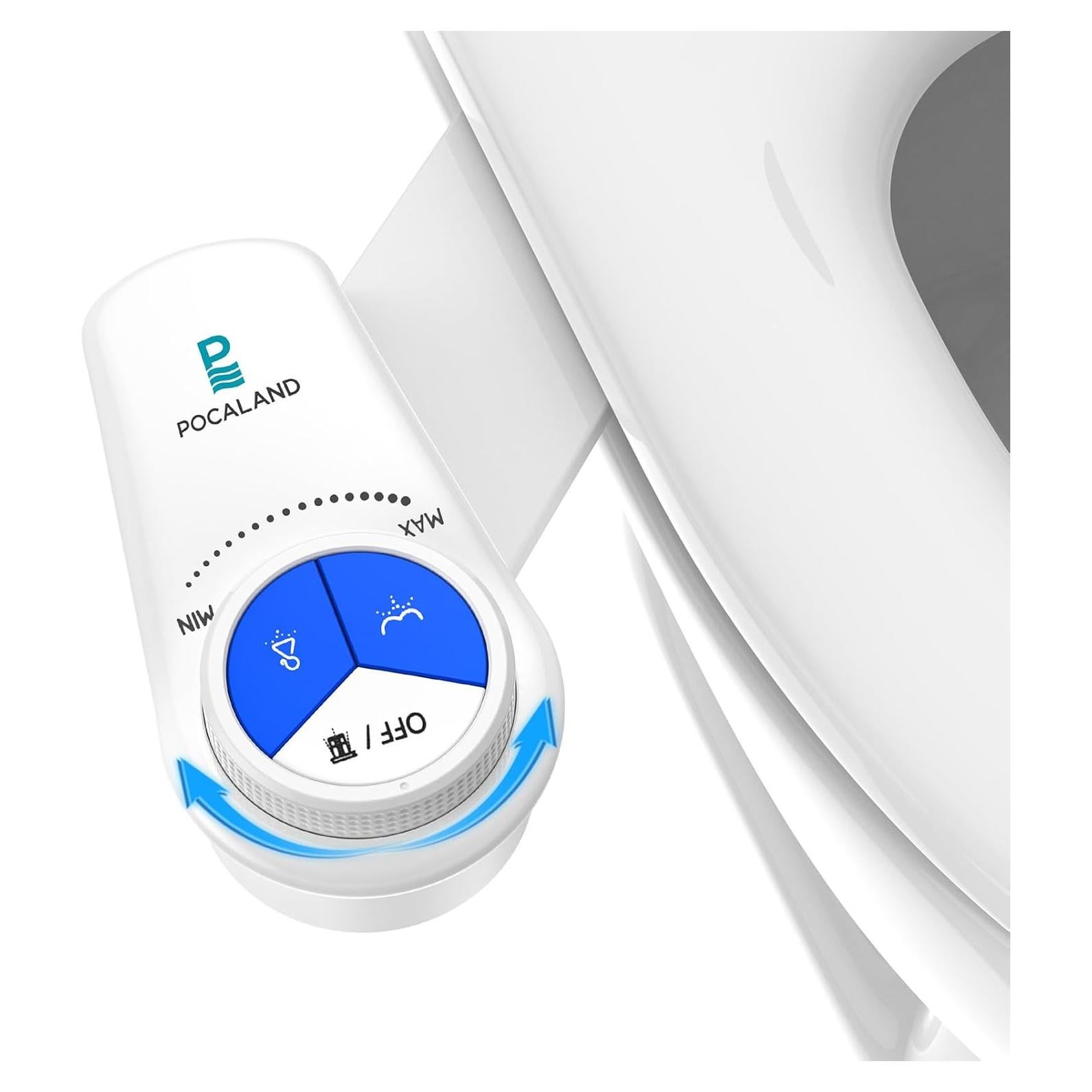 Accesorio de Bidet POCALAND Blanco, Agua Fría, Doble Boquilla