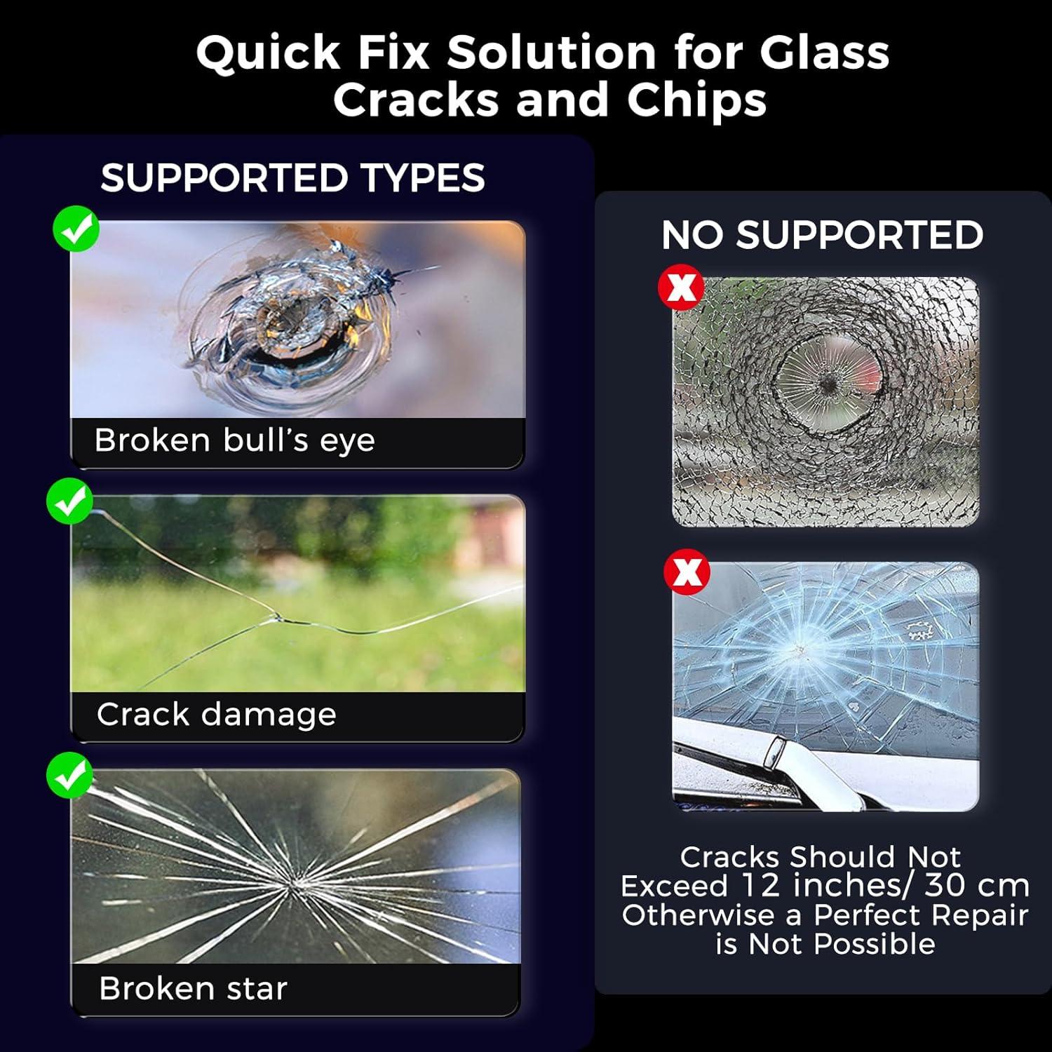 Kit de Reparación de Parabrisas Genérico - 2 Botellas de 3ml