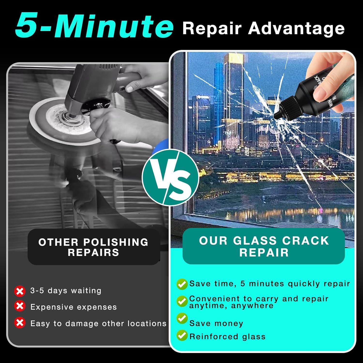 Kit de Reparación de Parabrisas Genérico 2025 - 1 Juego