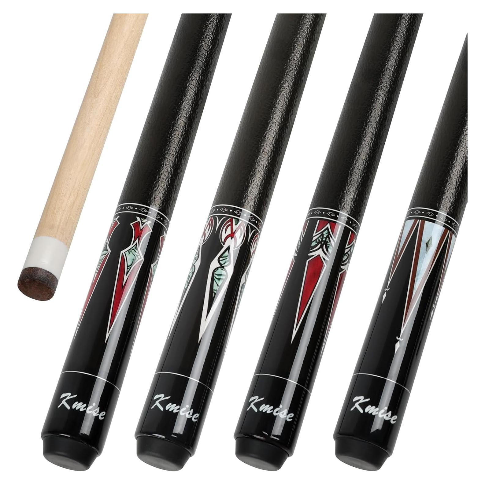 Juego de Palos de Billar Kmise 58" Arce Canadiense 4 Colores